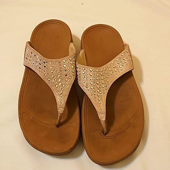 FitFlop Novy Thong Sandals Sz.7 - Picture 1 of 5
